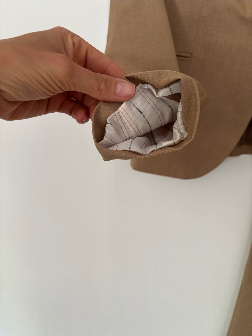 The Limited Women's Camel Brown Blazer and Pants Suit - Picture 4 of 11